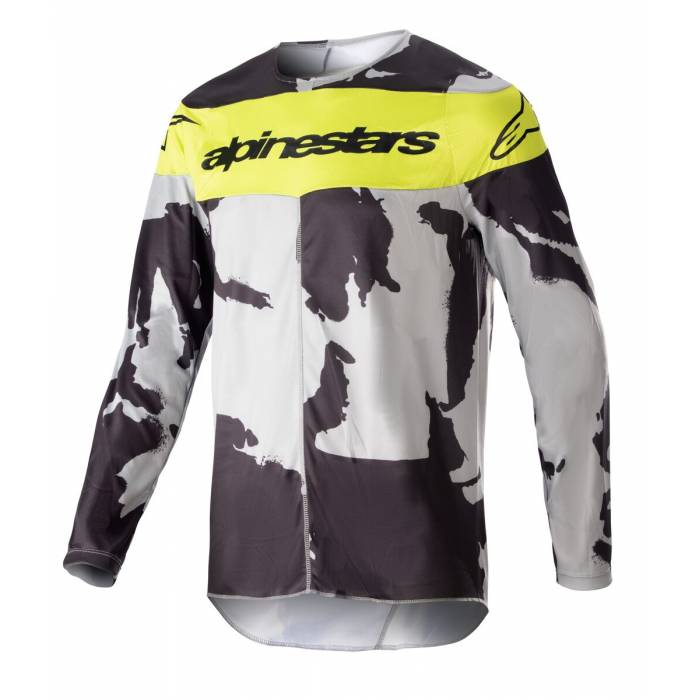 ALPINESTARS Racer Tactical Pants | grau camo / gelb | 33611223-9255 | cast gray camo / yellow fluo