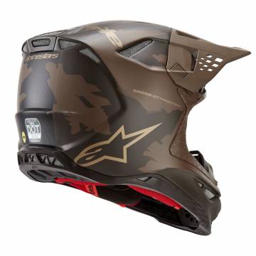 ALPINESTARS MX Helm M10 Squad LE | camo braun gold | 8302723-839
