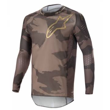 ALPINESTARS Supertech Squad LE Jersey | camo braun gold | 3767423-839