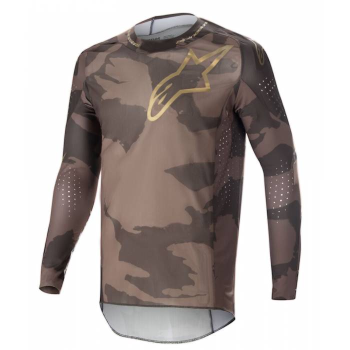 ALPINESTARS Supertech Squad LE Jersey | camo braun gold | 3767423-839