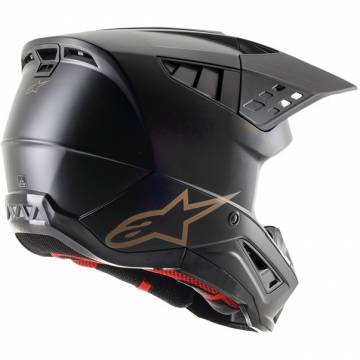 ALPINESTARS Cross Helm SM5 Solid| schwarz braun matt | 8303021-1187 Größe S