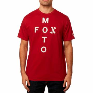 FOX T-Shirt Herren Moto Cross | rot | 23148-465 Frontansicht