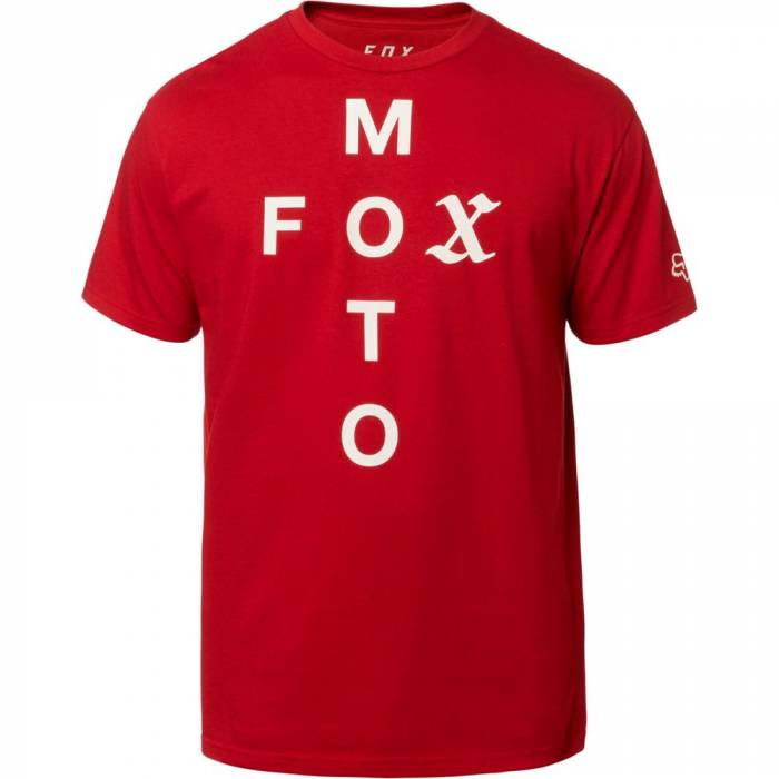 FOX T-Shirt Herren Moto Cross | rot | 23148-465