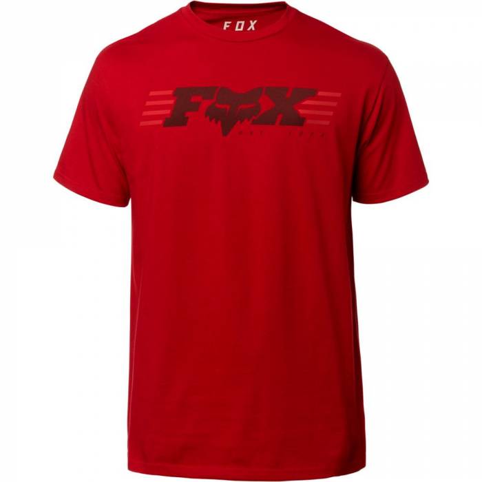 FOX T-Shirt Herren Muffler | rot | 23307-465