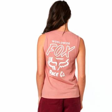 Fox Worldwide Tank, Damen Tank Top, rose